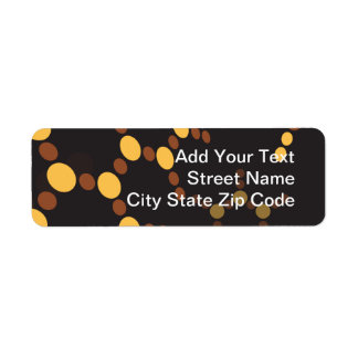 Molekylärt strukturera returadress etikett