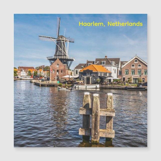 Molen de Adriaan, Haarlem, Nederländerna (Framsida)