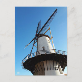 Molen in Nederland in Willemstad. Vykort