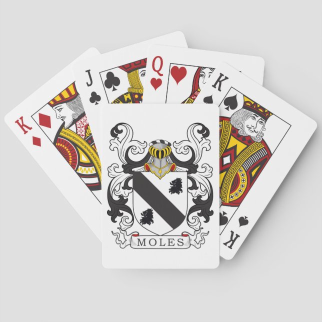 Molesvapensköld Spel Kort (Baksidan)