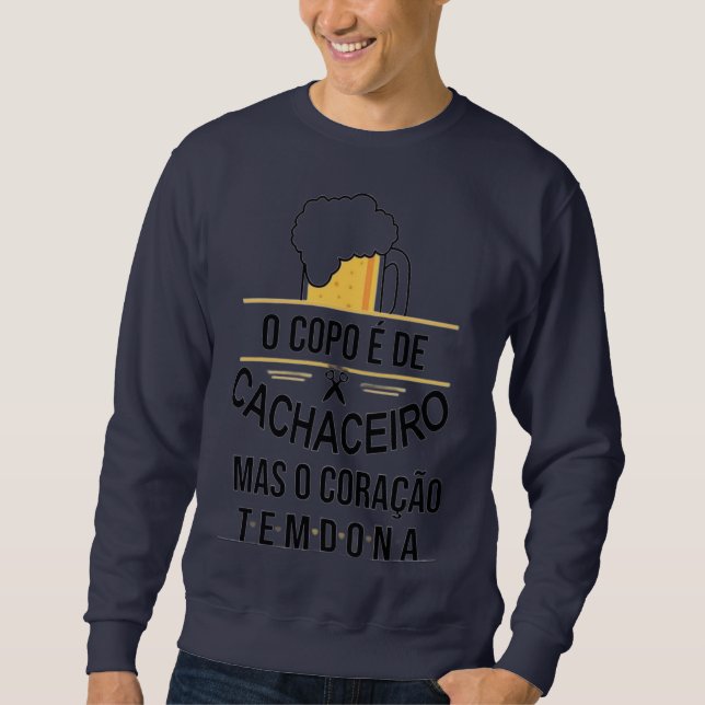 moletom basico lång ärmad tröja (Framsida)