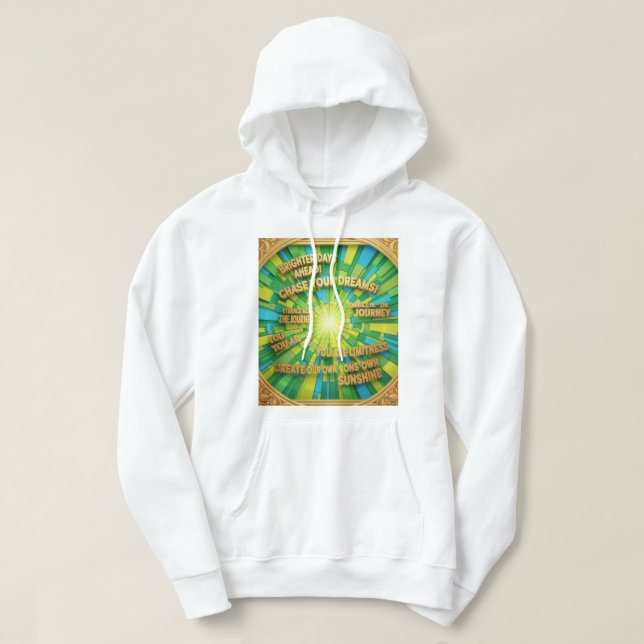 Moletom frases motivação hoodie (Design framsida)