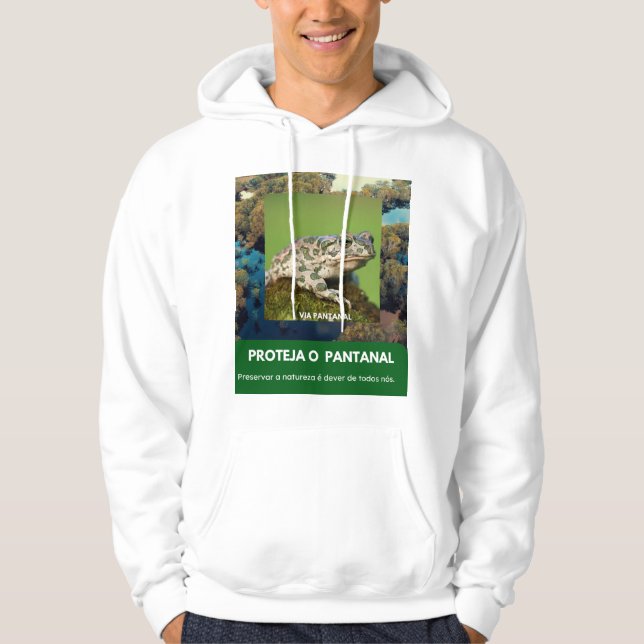 Moletom Masculino Básico com Capuz Via Pantanal Hoodie (Framsida)