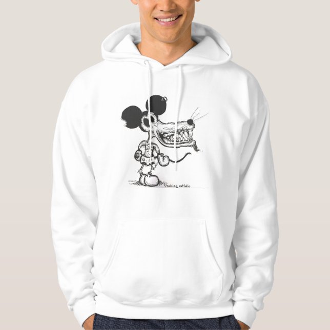 Moletom Mickey Monster by Undoing Estúdios.  Hoodie (Framsida)