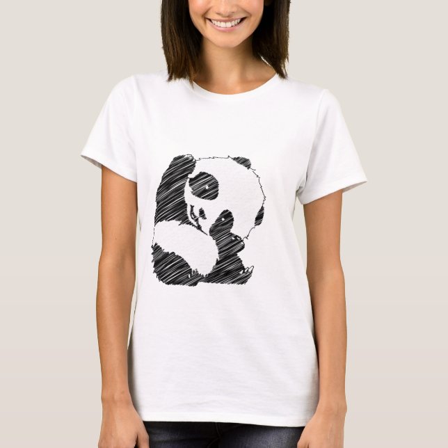 Moletom Panda Tee Shirt (Framsida)