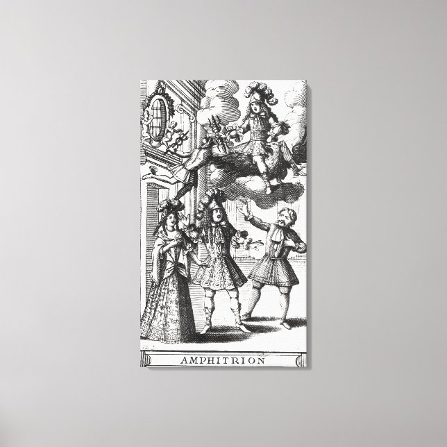 Moliere "Amphitryon" Canvastryck (Framsida)