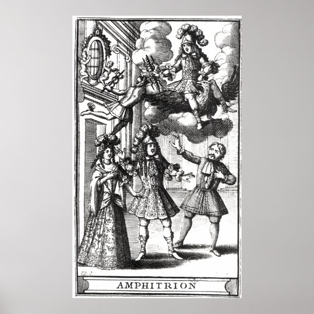Moliere "Amphitryon" Poster (Framsidan)