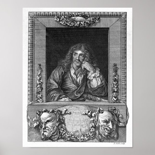 Moliere porträtt poster (Framsidan)