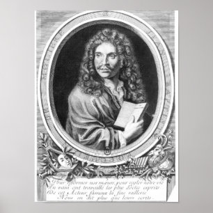Moliere porträtt poster