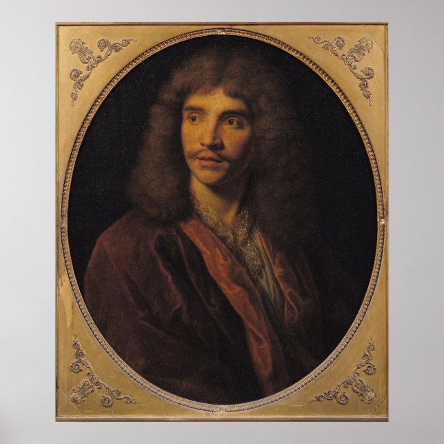 Moliere porträtt poster (Framsidan)