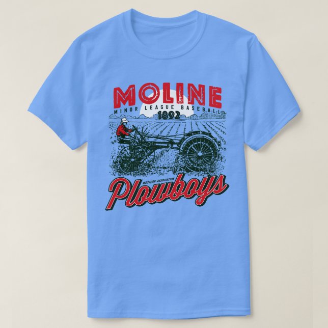 Moline Plowboys T Shirt (Design framsida)