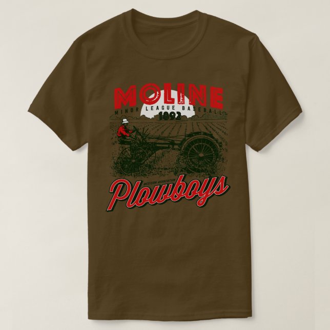 Moline Plowboys T Shirt (Design framsida)