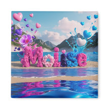 Molise Blommigt Magnet