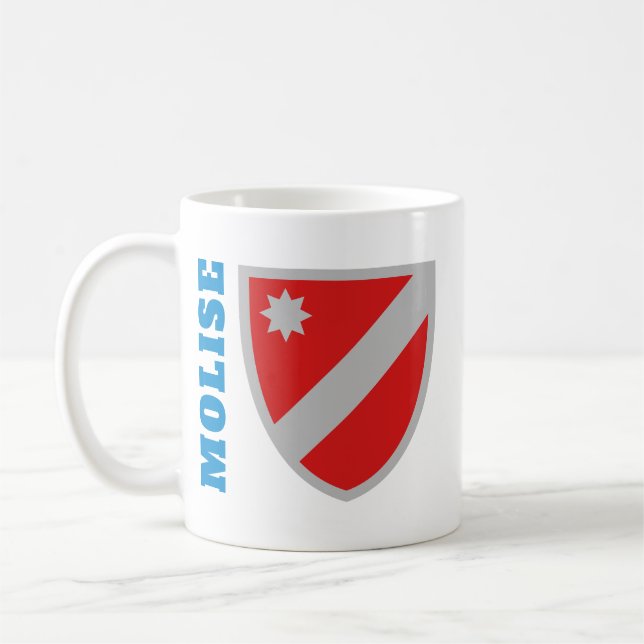 Molise coat of arms, Italy Kaffemugg (Vänster)