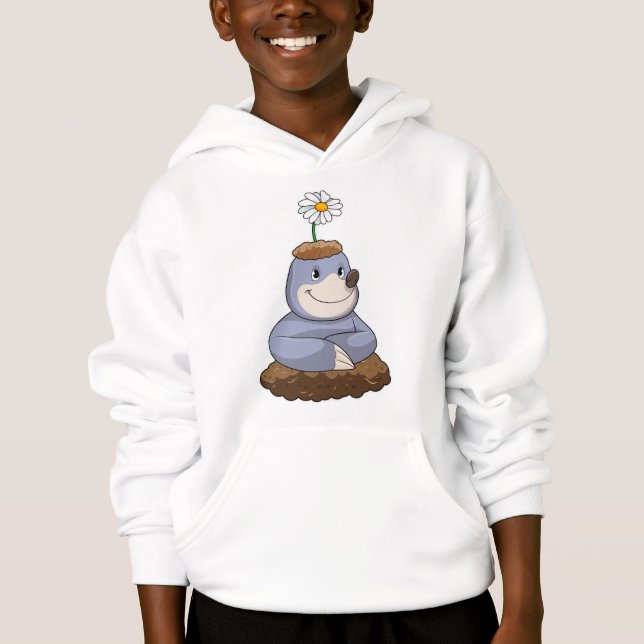 Moll med Daisy blomma T Shirt (Framsida)
