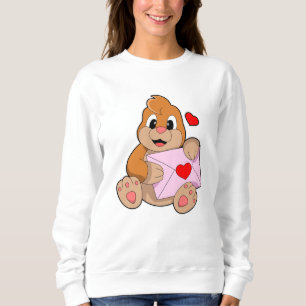 Moll med hjärta kuvert t shirt