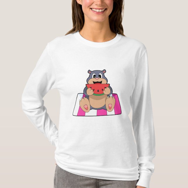 Moll med vattenmelon.PNG T Shirt (Framsida)