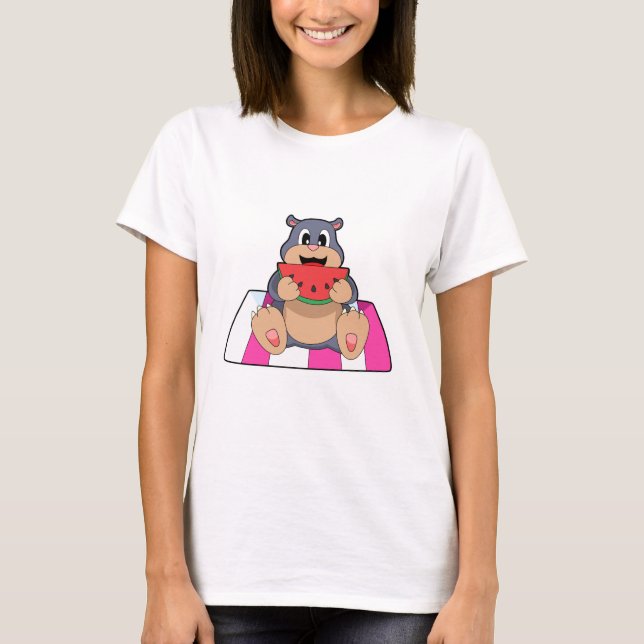 Moll med vattenmelon.PNG T Shirt (Framsida)