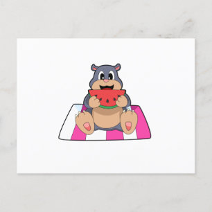 Moll med vattenmelon.PNG Vykort