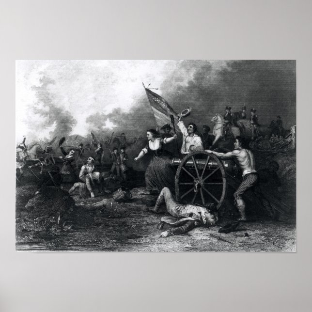 Moll Pitcher at the Battle of Monmouth Poster (Framsidan)