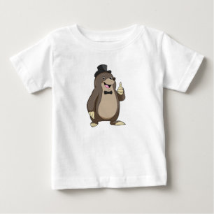 Moll som brudgum med slips t shirt