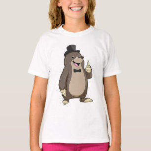 Moll som brudgumme med slips t shirt