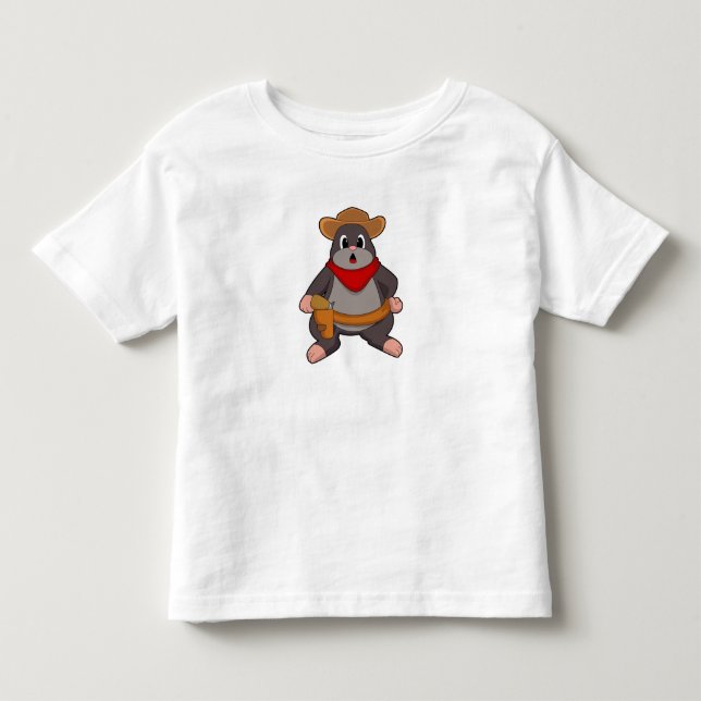 Moll som cowboy t shirt (Framsida)