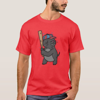 Moll spelar Baseball Djur Högen present T Shirt