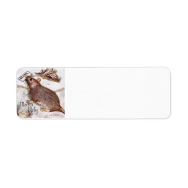 Molletikett för postlåda returadress etikett