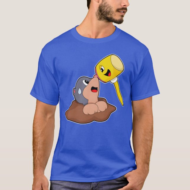 Mollhammarkuter djur vänner t shirt (Framsida)