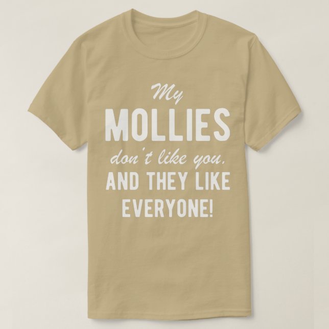 Mollies Fish Owner Funny Quote T Shirt (Design framsida)