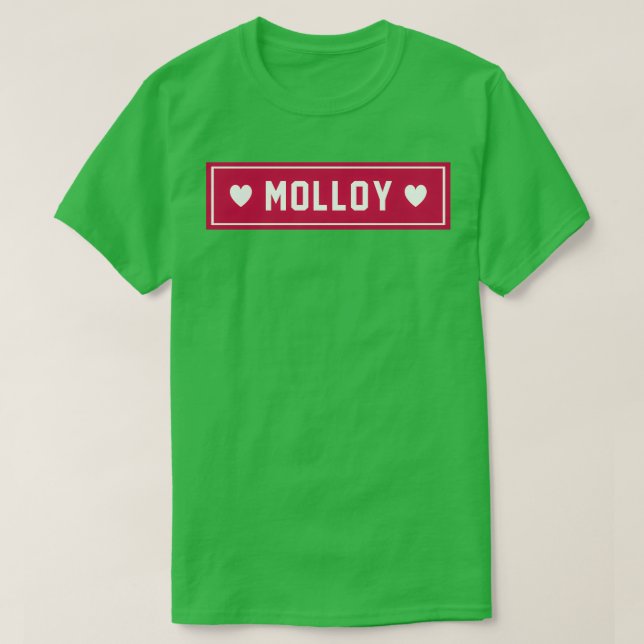 Molloy Hearts T Shirt (Design framsida)