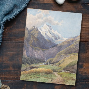 Mölltal med Großglockner – Carl Lafite Vykort