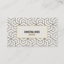 Molly Chic Geometric business card template