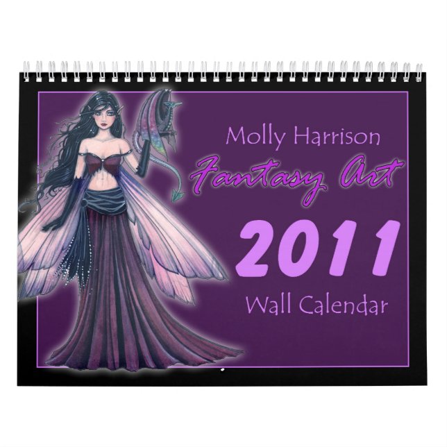 Molly Harrison 2011 Fantasy Art Kalender (Omslag)