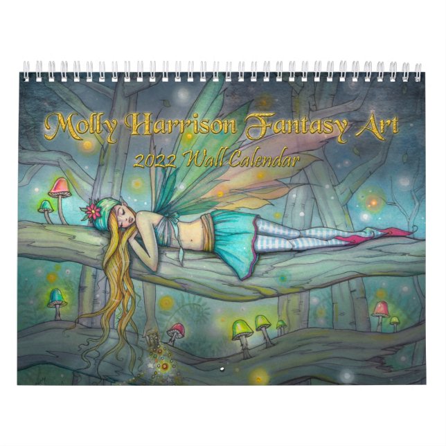 Molly Harrison 2022 Fantasy Art Calendar Kalender (Omslag)