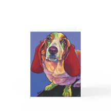 Molly kortet för Bassetterapihund vid Ron