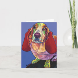 Molly kortet för Bassetterapihund vid Ron Kort
