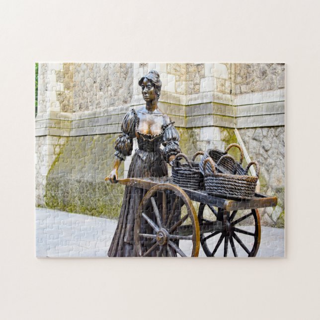 Molly Malone Dublin Irland. Pussel (Horisontell)
