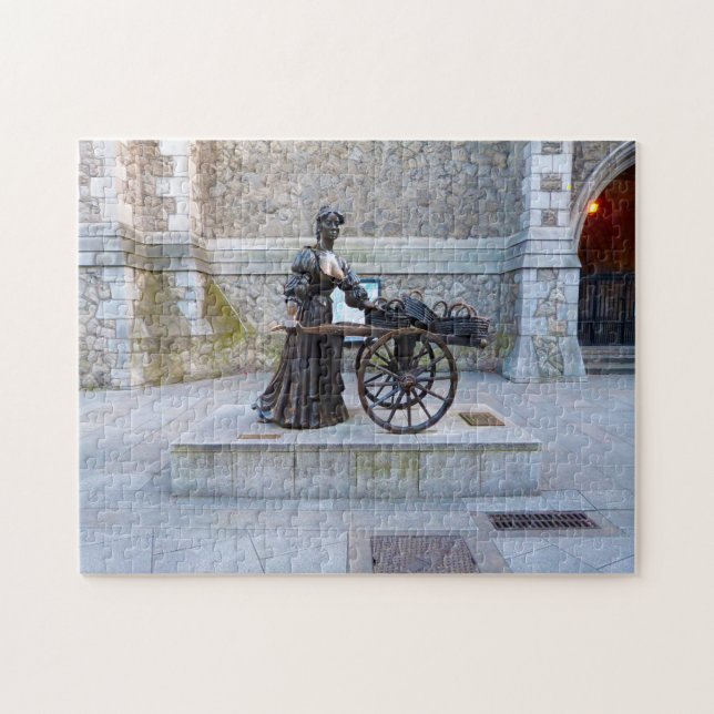 Molly Malone Dublin Irland. Pussel (Horisontell)