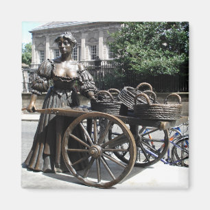 Molly Malone och skottkärra Irland Magnet