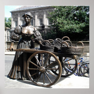 Molly Malone och Wheelbarrow Ireland Poster