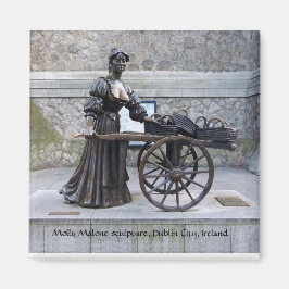 Molly Malone sculpture, Dublin City, Irland Magnet