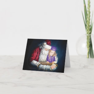 Molly McBride och Santa kort