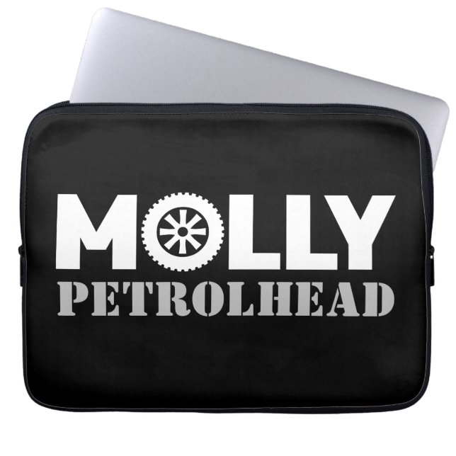 Molly Petrol Head Laptop Fodral (Framsidan)