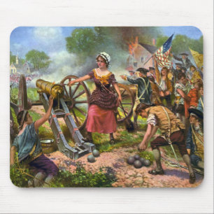 Molly Pitcher avfyrade kanonen i Battle Monmouth Musmatta