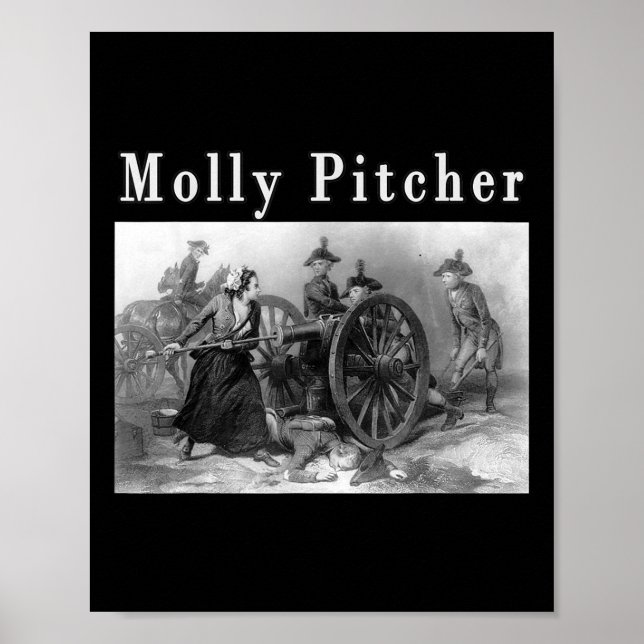 Molly Pitcher Mary Ludwig American Revolutionary W Poster (Framsidan)