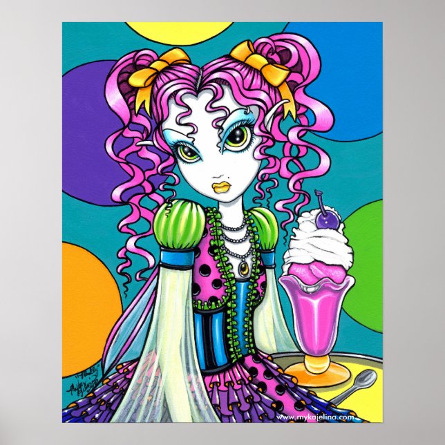 "Molly" Rainbow Ice Cream Fairy Poster (Framsidan)