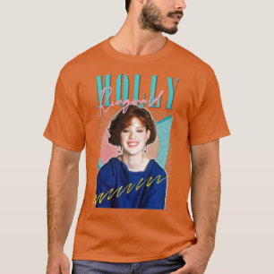 Molly Ringwald 80s Retro Stil Fläkt Art Design T Shirt