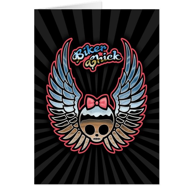 Mollykromcykel Hälsningskort (Framsidan)